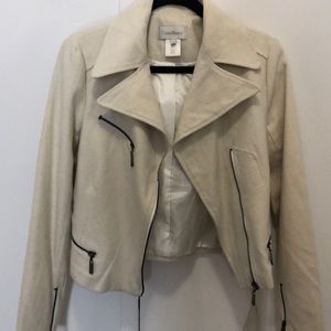 Off-White biker jacket.